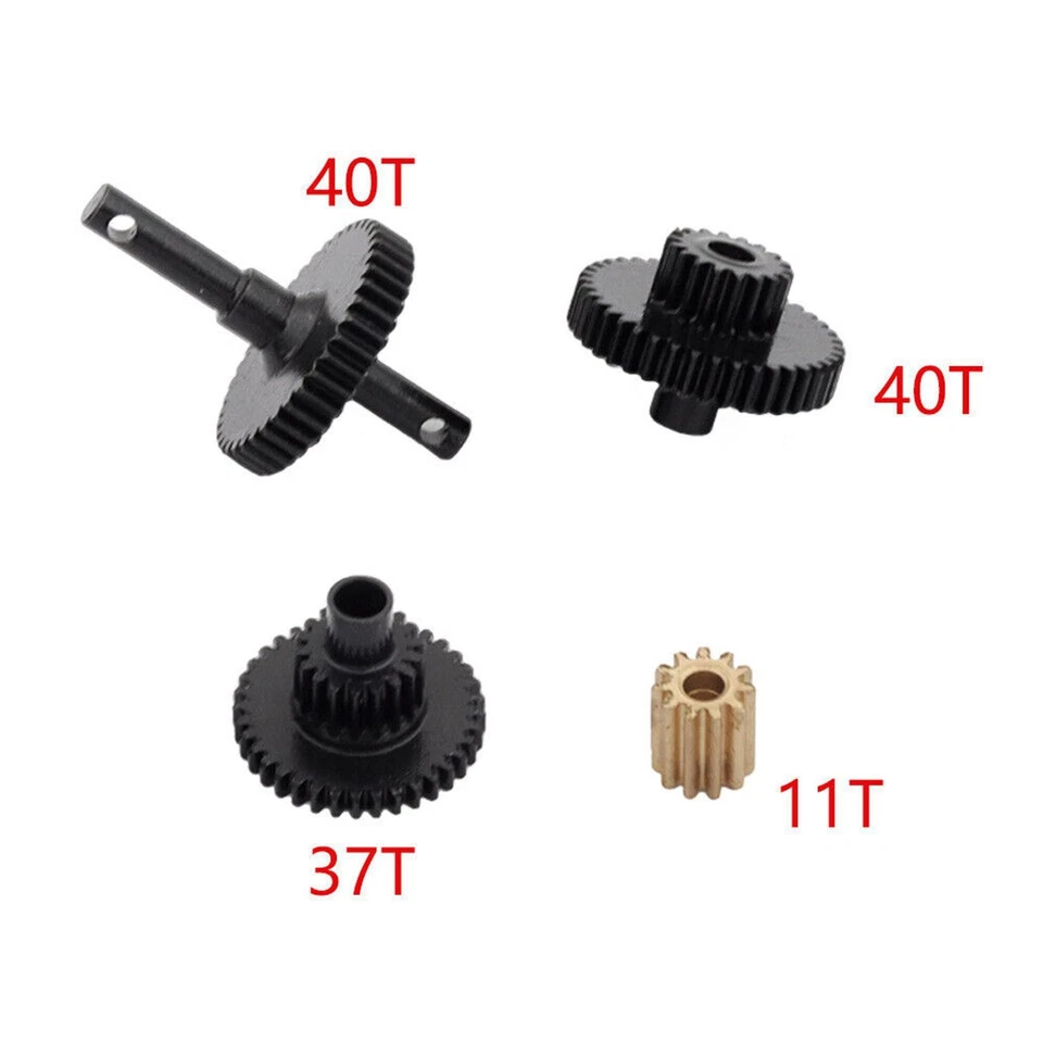 11T 37T 40T Metal Gearbox Gear Set For TRX4M 1/18 RC Car Upgrade Accessories A - Image 1 of 4