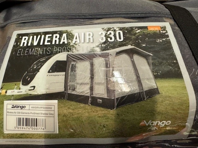 Vango Riviera Air 330 Elements ProShield aufblasbares Reisevorzelt - Bild 1 von 1