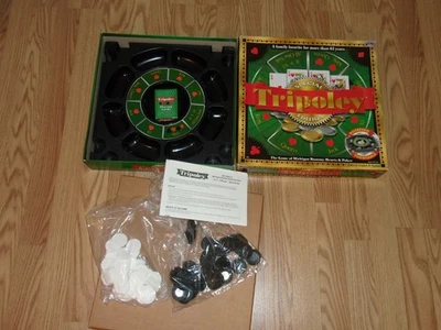 Cadaco Tripoley Special Edition Complete Board Card Game Turntable 2000 - Image 1 of 3