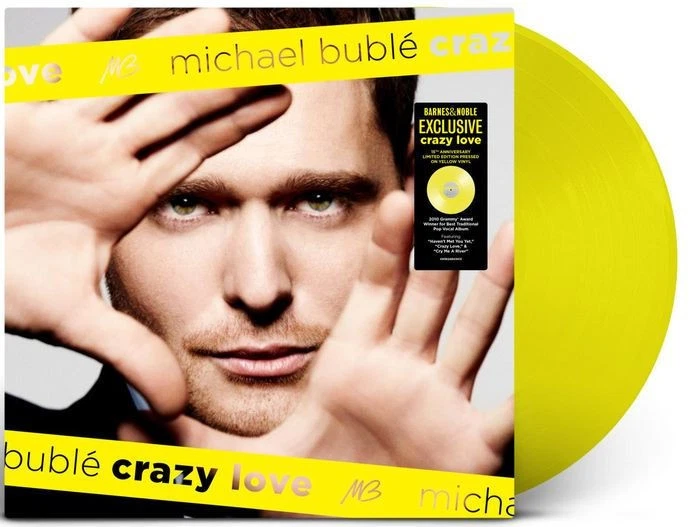 Michael Buble - Crazy Love Limited Edition Lemonade Yellow Color Vinyl LP Foto 1 de 1