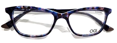 OGI Heritage 9122/1970 azul marrón tort auténtico gafas de diseño 50-17-140 Foto 1 de 4