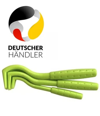 3er SET Zecken Zange Entferner Greifer Pinzette Haken Hund Katze Pferd Tiere - Bild 1 von 4
