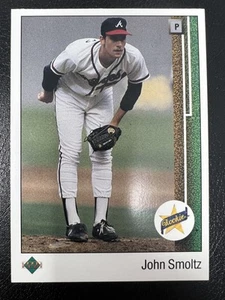 John Smoltz 1989 Upper Deck #17 Rookie - Foto 1 di 2