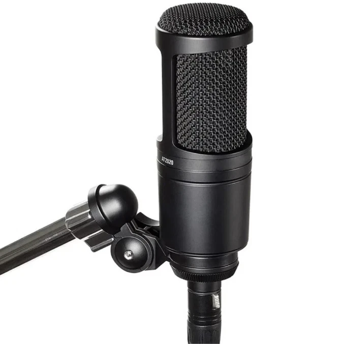 Audio Technica AT-2020 Cardioid Condenser Microphone for Studio -  20-20000Hz - Image 1 of 4