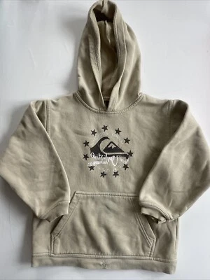Sudadera con capucha beige Quicksilver para niños de 8 años Foto 1 de 4