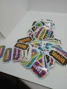 lot of 284 laminated reward tickets by CTP
