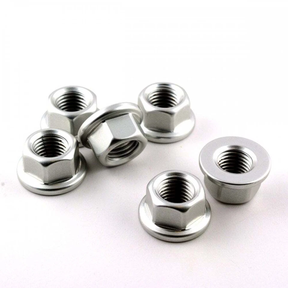 Kit de tuercas de piñón trasero de aluminio Kawasaki ER6N 12+ X6 - plateado Foto 1 de 1