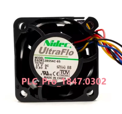 Ventilador Nidec R40W12BS5AC-65 12V DC0.80A 1 PIEZA nuevo-0086L4 entrega rápida Foto 1 de 4