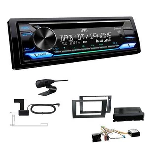 JVC CD-Receiver Autoradio DAB+ Bluetooth für Seat Exeo schwarz mit Canbus - Bild 1 von 6