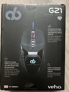 Veho Alpha Bravo GZ1 Przewodowa mysz do gier USB Win XP/7/8/10 ZAPIECZĘTOWANA! ZRÓB OFERTĘ - Zdjęcie 1 z 3