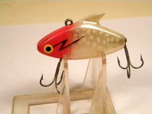 Vintage Heddon Super Sonic Red Head White Dots Lipless Crankbait Köder Yellow Eye - Bild 1 von 3
