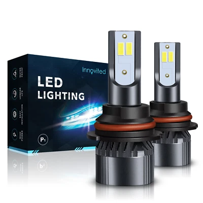 Innovited P1 9007 HB5 LED Faro Superbrillante CSP 60W 10000LM Bombilla Blanco 6000K Foto 1 de 4