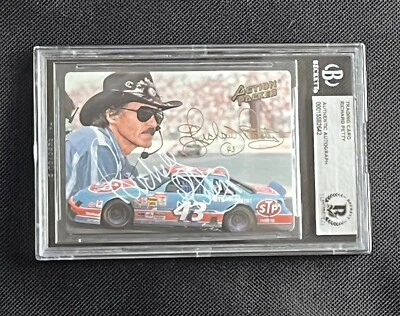 RICHARD PETTY 1994 ACTION PACKED SIGNED AUTOGRAPHED CARD BECKETT BAS AUTHENTIC - Image 1 of 2