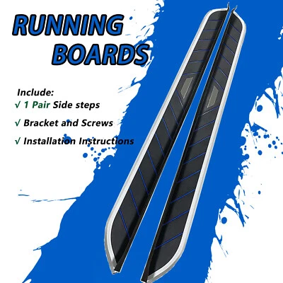 Se adapta a Porsche Macan 2014-2025 estribo pedales laterales barra Nerf negro Foto 1 de 4