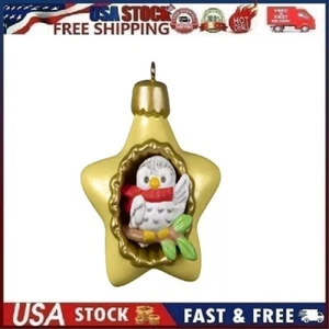 Hallmark 1.4" Miniature Christmas Ornament 2022, Mini A World Within Owl - Picture 1 of 10