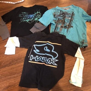Tony Hawk Skateboarding Kids Shirt Bundle Size 7 - Picture 1 of 7