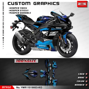 Kit décalcomanie autocollant personnalisé graphique Kungfu pour Yamaha YZF R1 YZF-R1 2015-2019 - Photo 1 sur 8