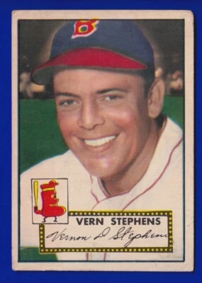 VERN STEPHENS red sox 1952 TOPPS #84 GOOD/VERY GOOD - Image 1 of 2