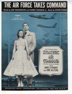 WWI AIR FORCE MOVIE Noten 1944 The Air Force Takes Command JAMES STEWART - Bild 1 von 1