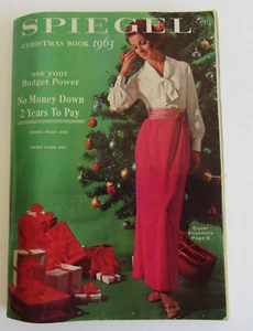 Vintage Spiegel Weihnachtsbuch Katalog 1963 Spielzeug Barbie Roboter Tretauto Soldat - Bild 1 von 16