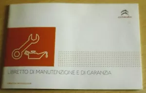 Libretto garanzia e servizi CITROEN,Libretto TAGLIANDI Citroen 2016 - Foto 1 di 2