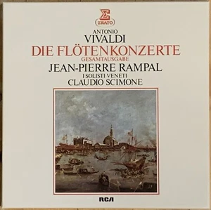 Vivaldi Complete Flute Concertos JEAN-PIERRE RAMPAL Erato 2 LP Box NM Like New - Picture 1 of 3