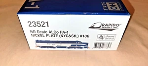 Rapido HO Scale Alco PA-1 Nickel Plate # 186 DCC/Sound - Bild 1 von 2