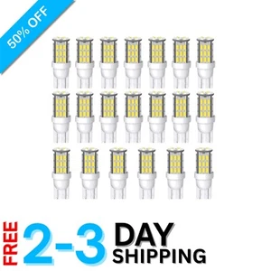 Energy-Efficient 3014 SMD LED Bulb Set - 20x Natural White, Perfect for Vehicles - Picture 1 of 7