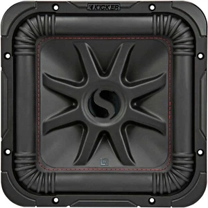 KICKER 45L7R102 CAR AUDIO 10" L7R SQUARE SUBWOOFER SUB WOOFER DVC 2-OHM L7R102 - Picture 1 of 4