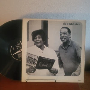 Ella At Duke's Place -Fitzgerald & Ellington - Vinyl LP Gatefold w/ Inner Sleeve - Picture 1 of 2