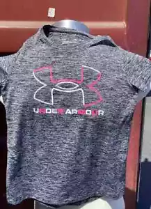 Girl’s Under Armour Youth Workout Top Size Medium Loose Fit Top - Picture 1 of 3