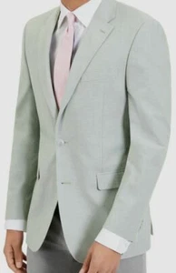 $294 Tommy Hilfiger Men's Green Modern Fit Blazer Sport Coat Jacket Size 42L - Picture 1 of 1