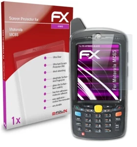 atFoliX Glass Protective Film for Motorola MC65 Glass Protector 9H Hybrid-Glass - Picture 1 of 8