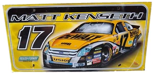 Matt Kenseth 17 Steel Novelty License Plate Tag 6"x12" Racing Reflections Fenway - Picture 1 of 6