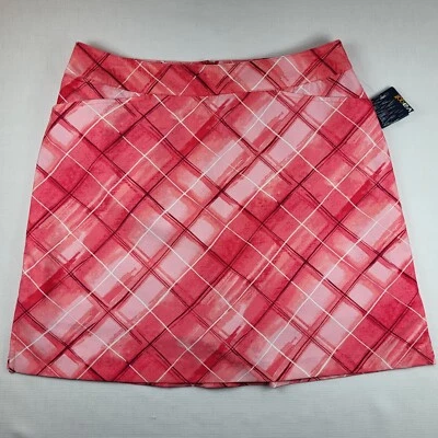 Ativa Golf Rosa Coral SKORT Mujer Talla 10 Atlético Bk Cremallera Elastizada Falda Pantalones Cortos Foto 1 de 4