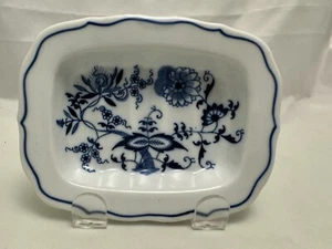 Blue Danube Rectangular Soap Dish Blue Onion Japan Rectangular Mark - Picture 1 of 6
