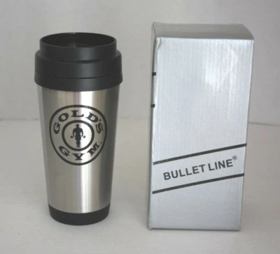 NUEVO Golds Gimnasio Entrenamiento Termo Taza Té Café Agua Taza Botella Acero Inoxidable  Foto 1 de 4