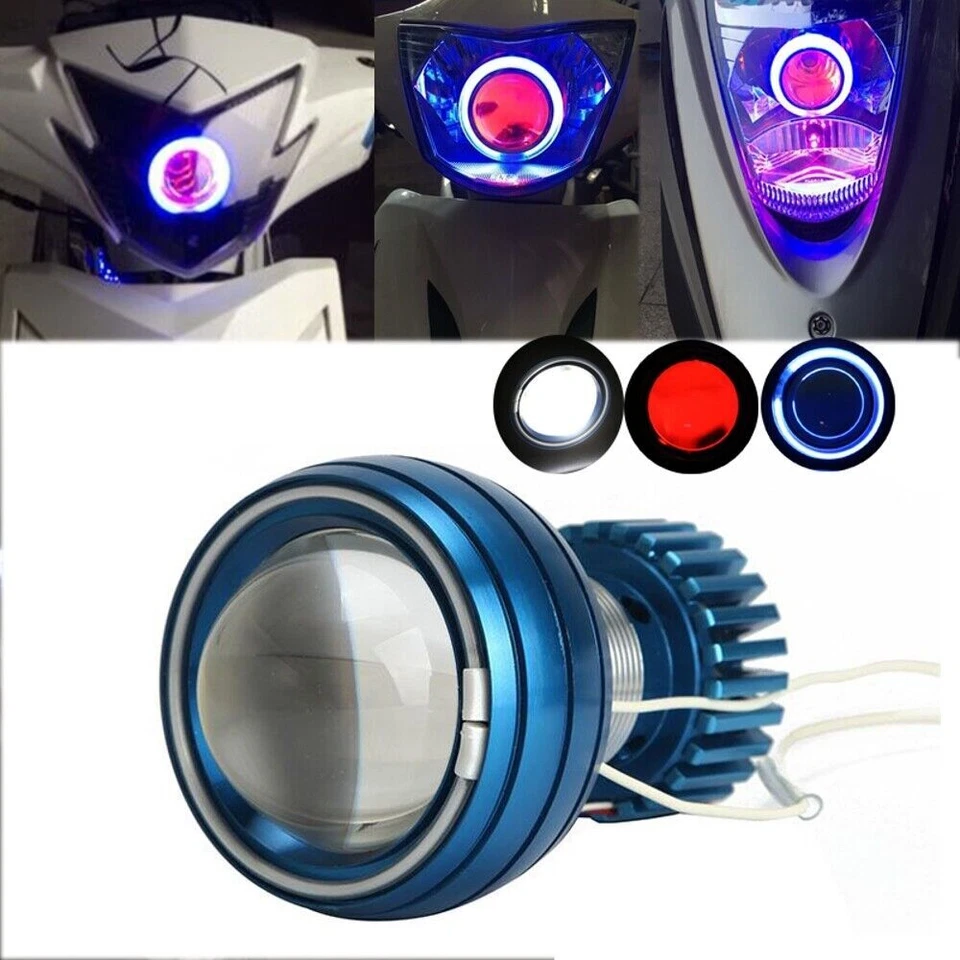 Faro Proyector LED 2.75" Ojo de Ángel para Suzuki GSXR GSX-R 1000 1100 600 750 Foto 1 de 2