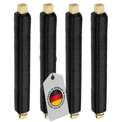 ECENCE Filo per legare zincato filo per fiori filo per avvolgere filo per fioristi 35 m colore nero