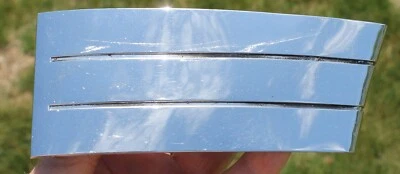 1951 1952 PONTIAC CATALINA CHIEFTAIN PARA-LAMA DIANTEIRO ESQUERDO CANTO ACABAMENTO CROMADO 514632 - Imagem 1 de 4