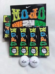 NUEVO EN CAJA 4 PAQUETES DE 3 BOLAS DE GOLF NIKE MOJO blancas bola larga + 2 bolas Xtra MOJO - Imagen 1 de 5