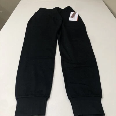 Joggers de bolsillo de carga tejidos Gottex negros talla XS Foto 1 de 4