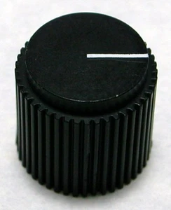 Perno de eje D de 1/4" Rogan G-11 control gamma negro con puntero blanco - Imagen 1 de 7