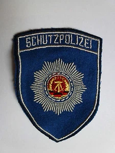 GDR sleeve badge patch - protective police - blue trap transport police - Picture 1 of 1