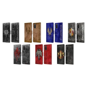 OFFICIAL EA BIOWARE DRAGON AGE HERALDRY LEATHER BOOK CASE FOR SAMSUNG PHONES 1 - Picture 1 of 13