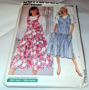VINTAGE BUTTERICK PATTERN 3370 ~ MISSES JUMPER TOP ~ SIZES 12 - 14 - 16 *UNCUT - Picture 1 of 1