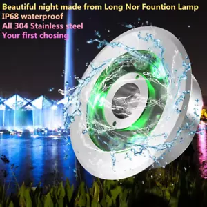 LED Pool Fountain Submersible Light 24V IP68 3000K Warm White - Picture 1 of 5