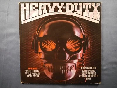 HEAVY DUTY - 1980 UK METAL VINYL LP  IRON MAIDEN, DEEP PURPLE,SCORPIONS - Image 1 of 4