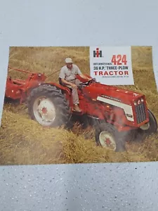 International Harvester Vintage International 424 Tractor Advertising Brochure - Picture 1 of 11