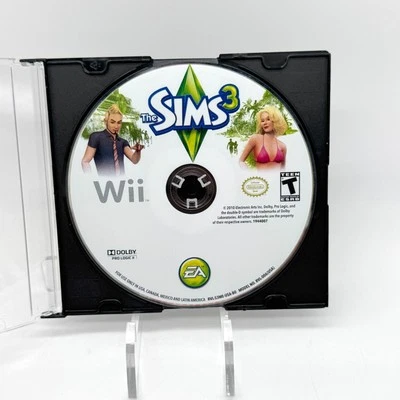 Sims 3 Nintendo Wii Great Condition EA Games Disc Only Tested Works - Image 1 of 4